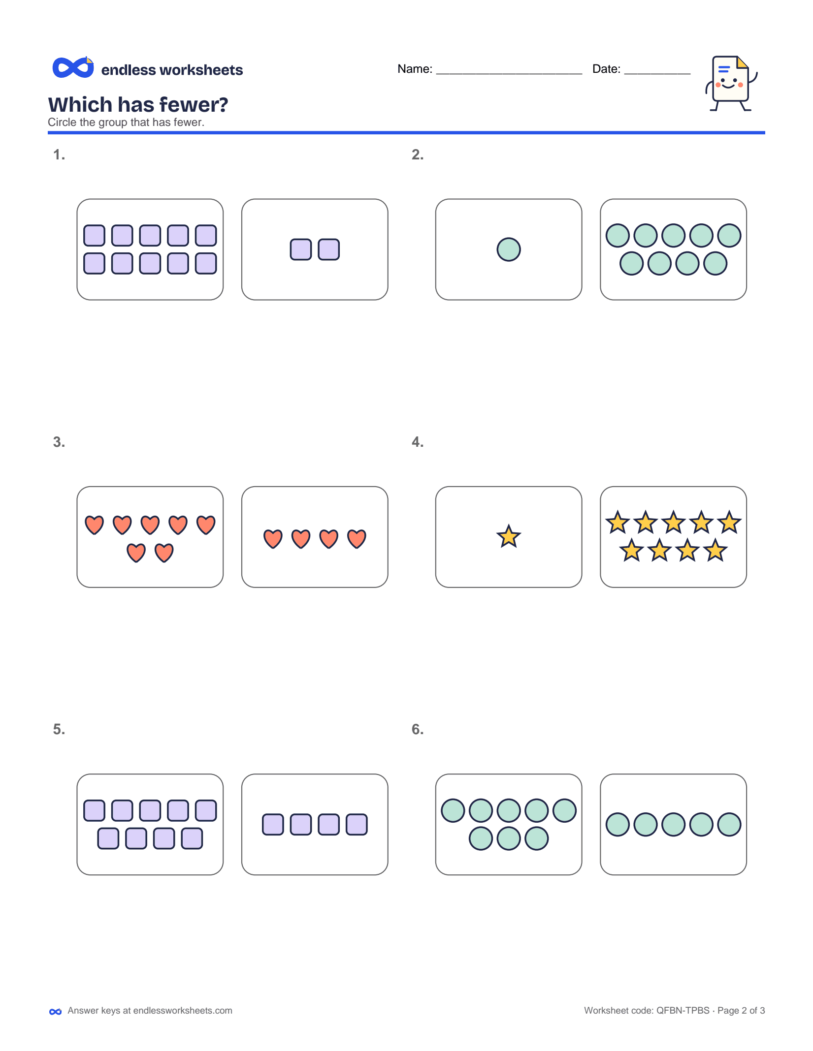 Worksheet, page 2 of 3