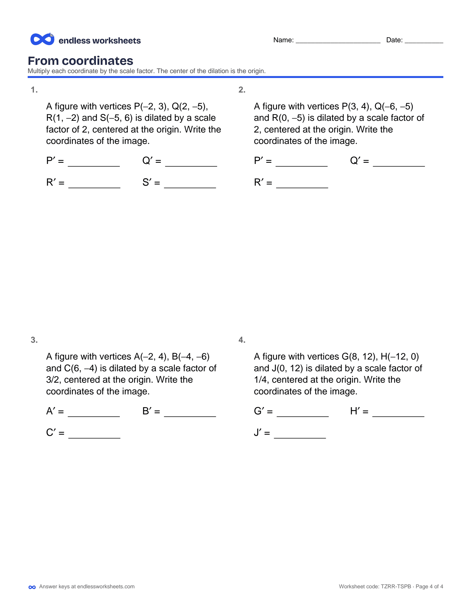 Worksheet, page 4 of 4