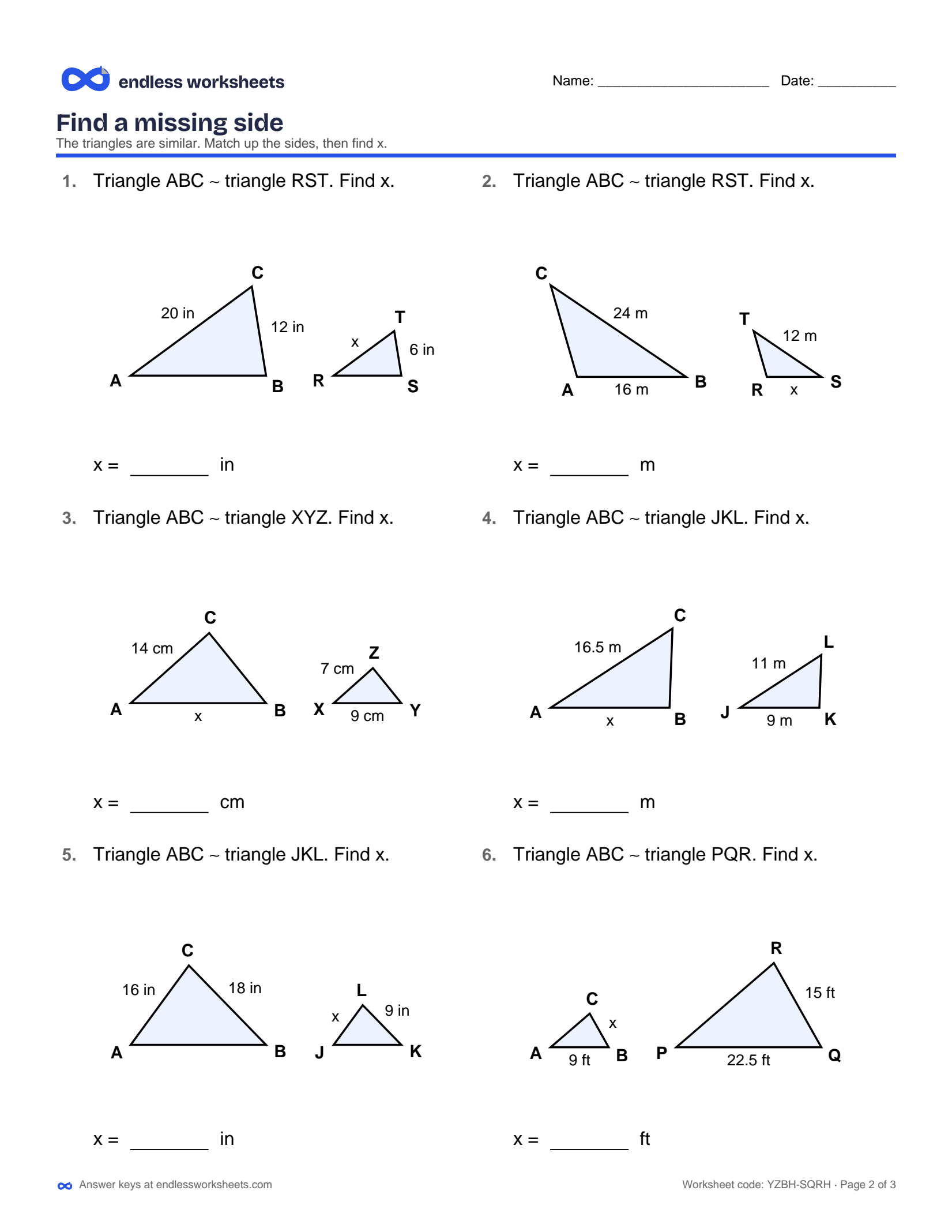 Worksheet, page 2 of 3